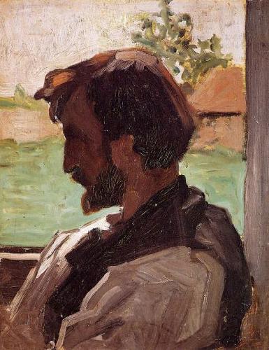Frederic Bazille Self Portrait at Saint-Sauveur